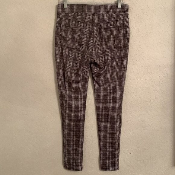 Seven7 Women’s Dandy Plaid Pull On Gray Legging Size M - Picture 2 of 13